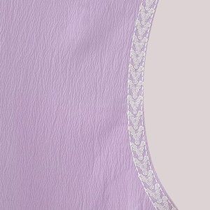 Lavender Vintage V Neck L/S with Contrast Stitch